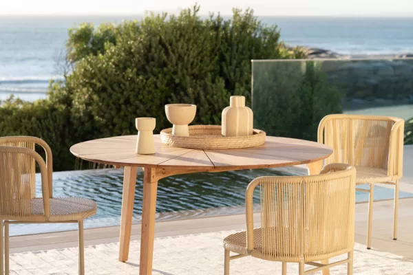 Livi Dining Table - Sunburst 4 Seater - Image 3