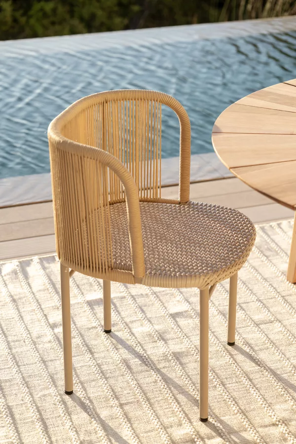 Livi Dining Table - Sunburst 4 Seater - Image 4