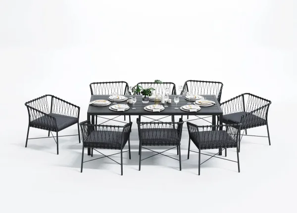 Crystal Dining Table 8 Seater - Image 5
